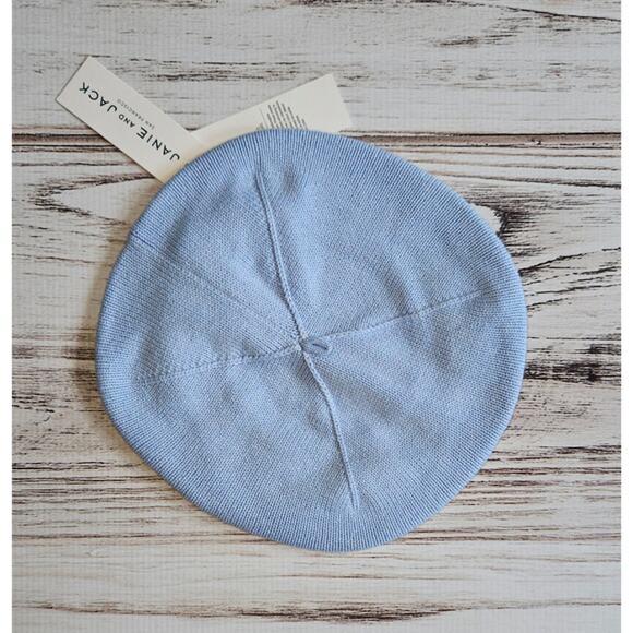 Janie and Jack Pastel Baby Blue Berret sz 4-5 New - Picture 2 of 4